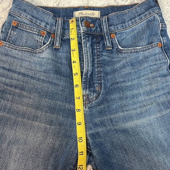 Madewell The Perfect Vintage Crop Blue Jeans waist 26 - Picture 5 of 9